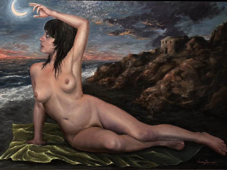 Luca Ferraro CIRCE 2023 - tempera grassa su tela - cm 70x50