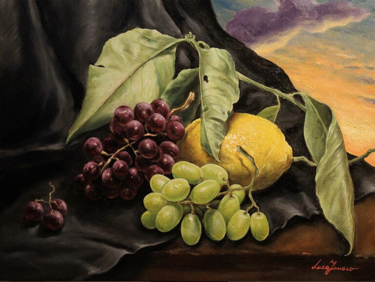 Luca Ferraro MATERIA OLTRE IL TRAMONTO 2024 -tempera grassa su tela - cm 40x30