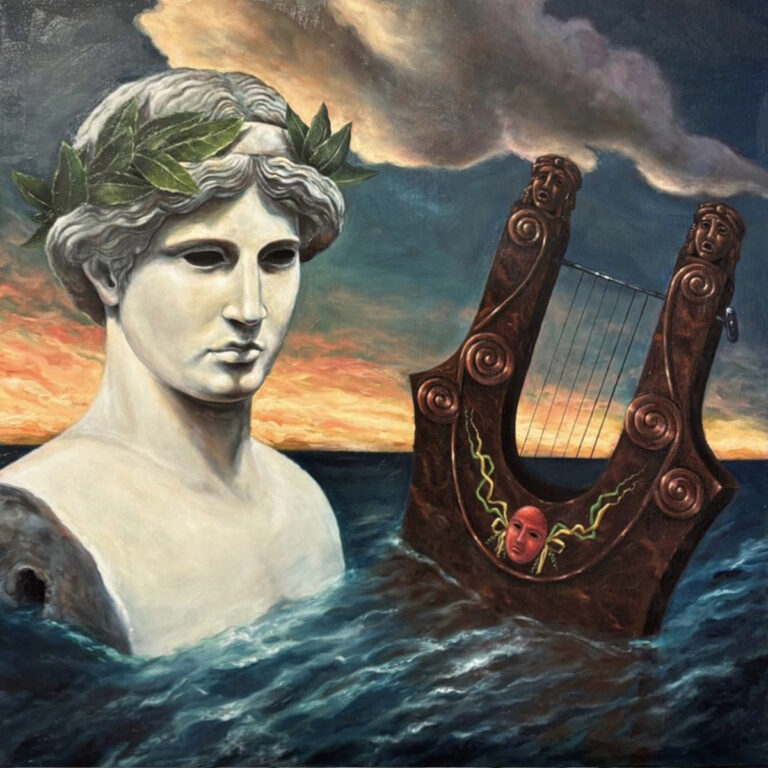 Luca Ferraro VOCI PERDUTE 2024 -tempera grassa su tela - cm 70x70