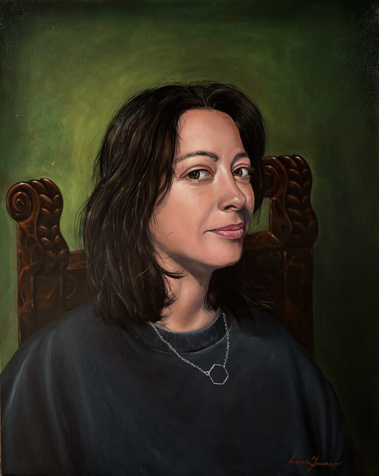Luca Ferraro CAROLINA 2026 -tempera grassa su tela - cm 40x50
